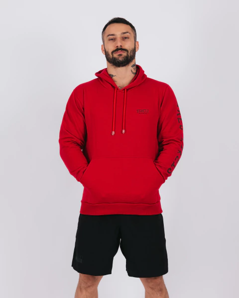 MOLETOM VERMELHO UNISSEX