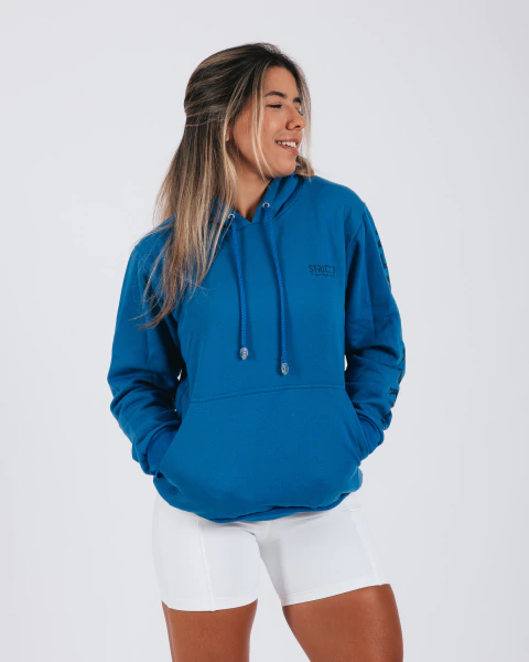 MOLETOM STRICT AZUL ROYAL