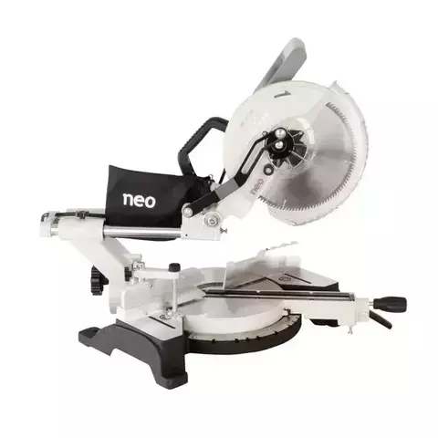 Sierra ingletadora telescopica Neo 12´´ 2200w 1012/1/220 industrial