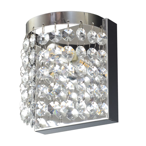 Arandela Cristal Inox Luxo – Ref. 4553