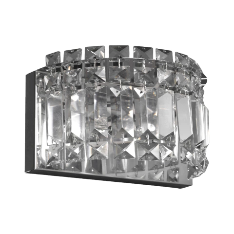 Arandela Cristal Inox Luxo – Ref. 4574