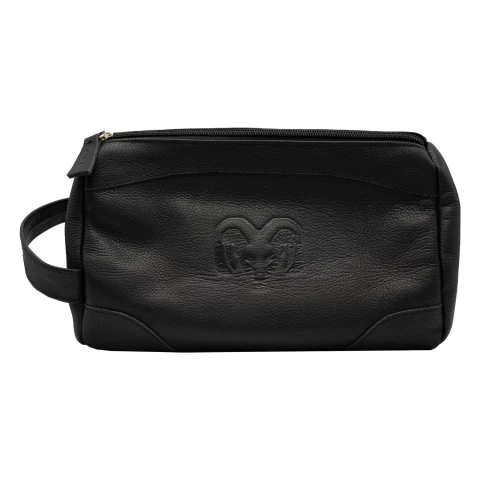 Necessaire de Couro Signature Ram Preto - comprar online