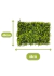 Kit 36 Placas De Eucalipto 40x60 Jardim Vertical Artificial Cheia