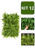 Kit 12 Placas De Samambaia Eucalipto Mista 40x60 Muro Ingles Premium - comprar online