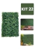 Kit 22 Placas De Buchinho Cheia 40x60 Jardim Vertical Artificial Verde - comprar online