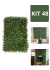 Kit 48 Placas De Samambaia 40x60 Jardim Vertical Artificial Verde - comprar online