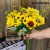 Kit 2 Buques Girassol Artificial 7 Hastes 35cm Decoração Amarelo na internet