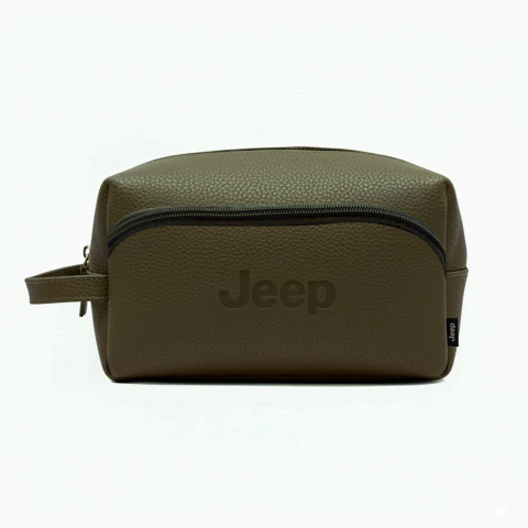 Nécessaire em Couro Classic Jeep Verde Militar - comprar online