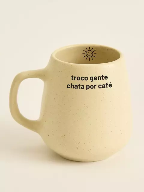 Caneca Troco Gente Chata Por Café - comprar online