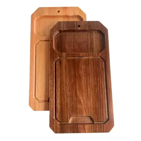 Tábua de Churrasco Retangular em Madeira - comprar online