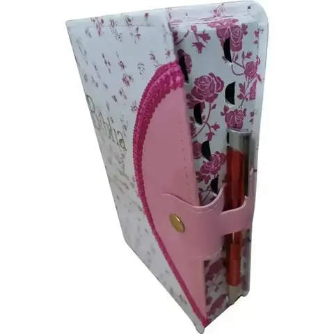 Bíblia letra Hiper Gigante Carteira | com Harpa | Meia lua Flores Pink e Rosa