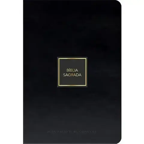 Bíblia Sagrada Capa Slim Luxo NVT Preta