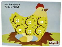 Alinhavo Animado Galinha na internet