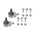 Kit 2 Rotulas De Suspension Chevrolet Aveo 2004/...