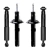 Kit 4 Amortiguadores Monroe Peugeot 206 207 - comprar online