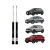 Amortiguadores Vw Virtus Polo Nuevo T Cross Nivus Tras Sachs Kit x2 - Mundo Autopartes