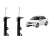 Kit X2 Amortiguadores Del Monroe Mercedes Benz C 200 W204 - Mundo Autopartes