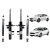 Amortiguadores Ford Focus 3 14/... Sachs Kit X4 - comprar online