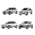 Kit 4 Amortiguadores Monroe Corsa Classic Cazoletas Fuelle - comprar online