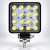 Faro Auxiliar Reflector 4x4 Led Off Road 48w 12 A 24v Camion