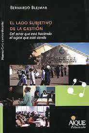 EL LADO SUBJETIVO DE LA GESTION
