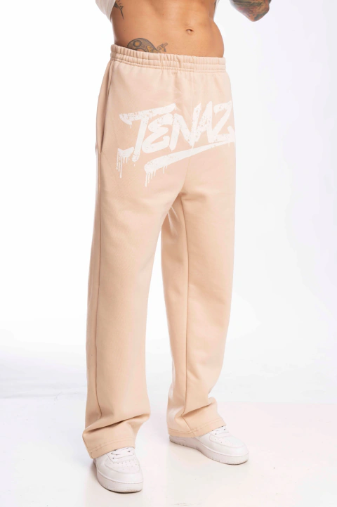 Pantalón Tenaz Oversize Graffiti Beige