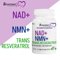 Nad + Nmn + Trans-resveratrol 1200 Mg X 240 Comprimidos Neutro - Suples Argentina