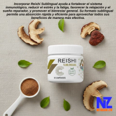 Reishi Sublingual x 90 Dosis - Suples Argentina