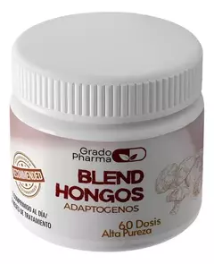 Blend Hongos Reishi-melena De León-shiitake-cordyceps X 60un Neutro
