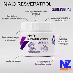 Nad + Resveratrol Sublingual X 90 Dosis en internet