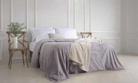 Frazada de Flannel Alcoyana ATLANTIC