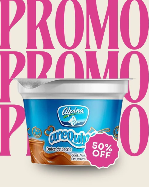 Dulce de Leche Alpina Arequipa 50 g