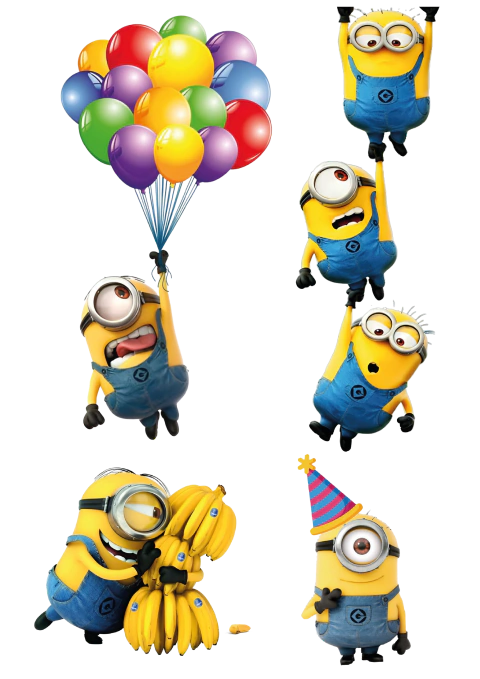 Estampa 227 Minions cumpleaños
