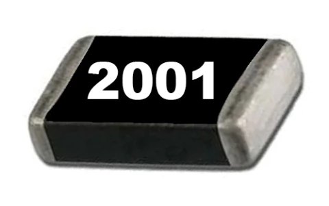 RESISTOR SMD 1% 2001 1/8W (0805)