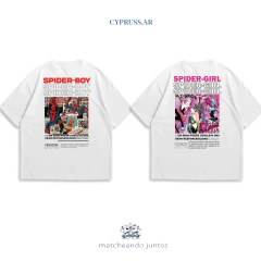 COMBO X2 REMERAS SPIDER BOY/GIRL - comprar online