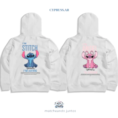 COMBO X2 BUZOS ANGEL & STITCH en internet