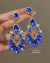 Aros bijou BLUE - Somos Reinas