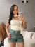 Blusinha poliamida chocker
