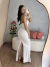 Vestido longo frente única jane - loja online
