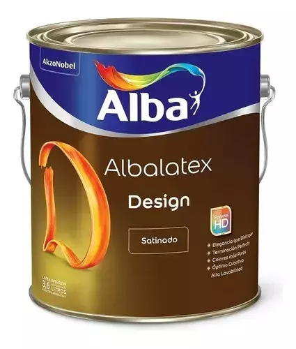 ALBALATEX DESIGN SATINADO BLANCO X 1 LT