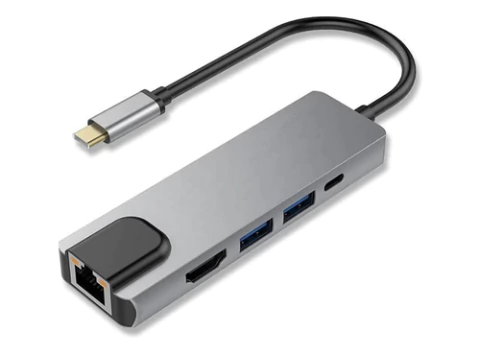 Adaptador Hub Usb-c Ethernet | Hdmi | Usb X2 | Gigalan - comprar online