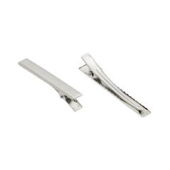 HEBILLA RECTA RECTANGULO PLANO CLIP PLATEADO X 5 UN - Apliqa Moldes 