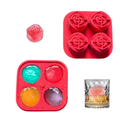 MOLDE SILICONA HIELERA Y VELA DE ROSAS en internet