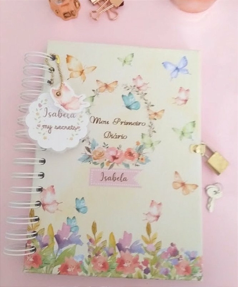 Diário Infantil Borboletas - comprar online
