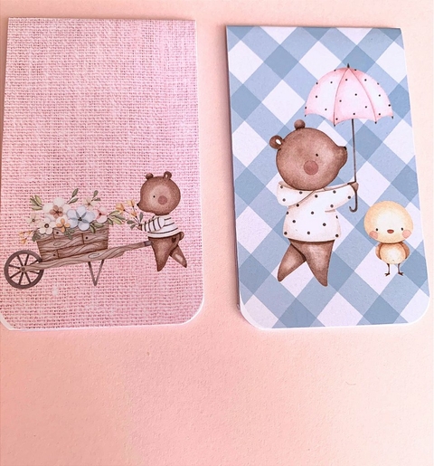 Marcador de Página magnético- Ursinhos fofos