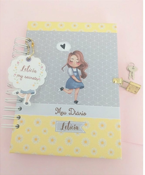 Diário Infantil com cadeado - comprar online