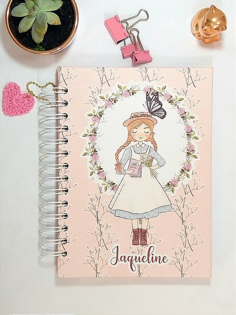Caderno Anne Rosa - comprar online