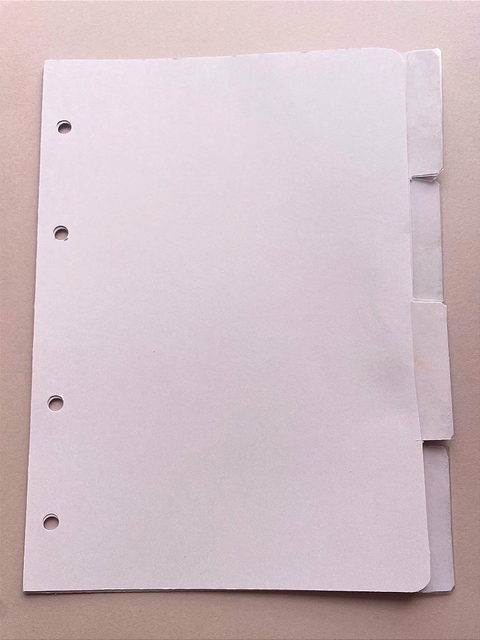 Abas Divisórias para Fichário Devocional