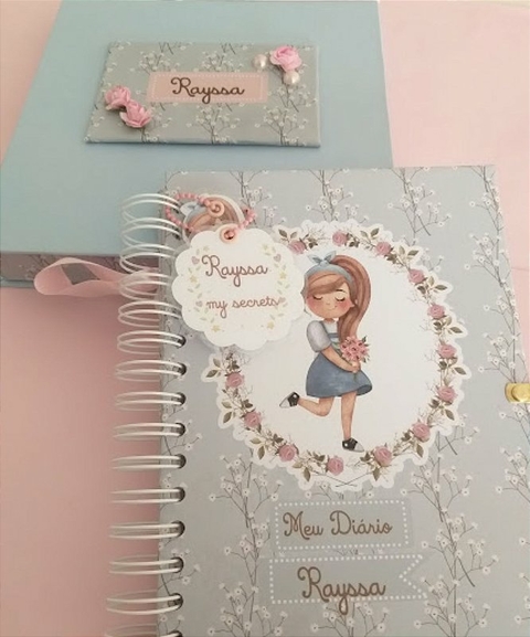 Diário Infantil com cadeado + Caixa - comprar online