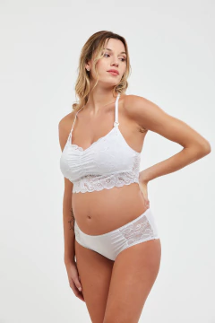 Corpiño Top Maternal Con Encaje Alexia - Nouvelle factory